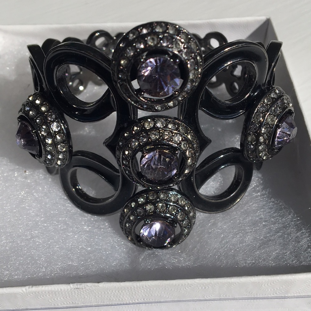 Amethyst and Marcasite Bracelet